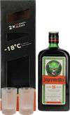 Jägermeister 35% Vol. 0,7l in Giftbox with 2 Shotglass