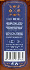 The Oxford Artisan Distillery Oxford Rye THE GRADUATE Whisky Batch No. 4 51,3% Vol. 0,7l