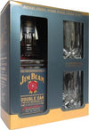 Jim Beam Double Oak Twice Barreled 43% Vol. 0,7l in Giftbox with 2 Glasses