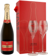 Piper-Heidsieck CUVÉE BRUT Champagne 12% Vol. 0,75l in Giftbox with 2 glasses