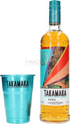 Takamaka DARK SPICED 38% Vol. 0,7l in Giftbox with Beach Cup