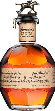 Blanton's 700ml “dumped on 4-11-13” Blanton's The Original Single Barrel Bourbon Whiskey 46,5% Vol. 0