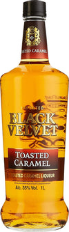 Black Velvet TOASTED CARAMEL Flavored Whisky 35% Vol. 1l