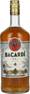 Bacardi 4 Years Old AÑEJO CUATRO Gold Rum 40% Vol. 1l
