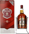 Chivas Brothers Chivas Regal 12 Years Old Blended Scotch Whisky 40% Vol. 4,5l in Giftbox in the swivel stand with pourer
