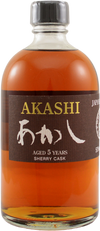 Eigashima Sake Brewing AKASHI Single Malt 5 Year Old Sherry Cask 50% Vol. 0,5l in Giftbox