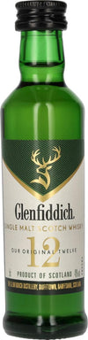 Glenfiddich 12 Years Old Single Malt Scotch Whisky 40% Vol. 0,05l