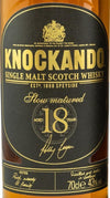 Knockando 18 Years Old Slow Matured Single Malt Scotch Whisky 43% Vol. 0,7l in Giftbox