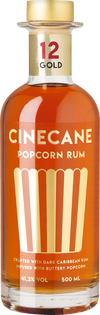 Cinecane Gold 12 POPCORN Rum 41,2% Vol. 0,5l