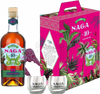 Naga SIAM EDITION 10 Years Old Rum 40% Vol. 0,7l in Giftbox with 2 glasses