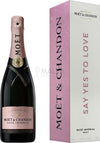 Moët & Chandon Rosé Impérial "Say Yes To Love" 12% Vol. 0,75l in Giftbox
