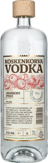 Koskenkorva LINGONBERRY SPRUCE Flavoured Vodka 37,5% Vol. 1l